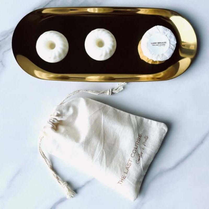 Luxe Brûlée Coconut Wax Melts by The Last Course Candles – made from natural coconut wax