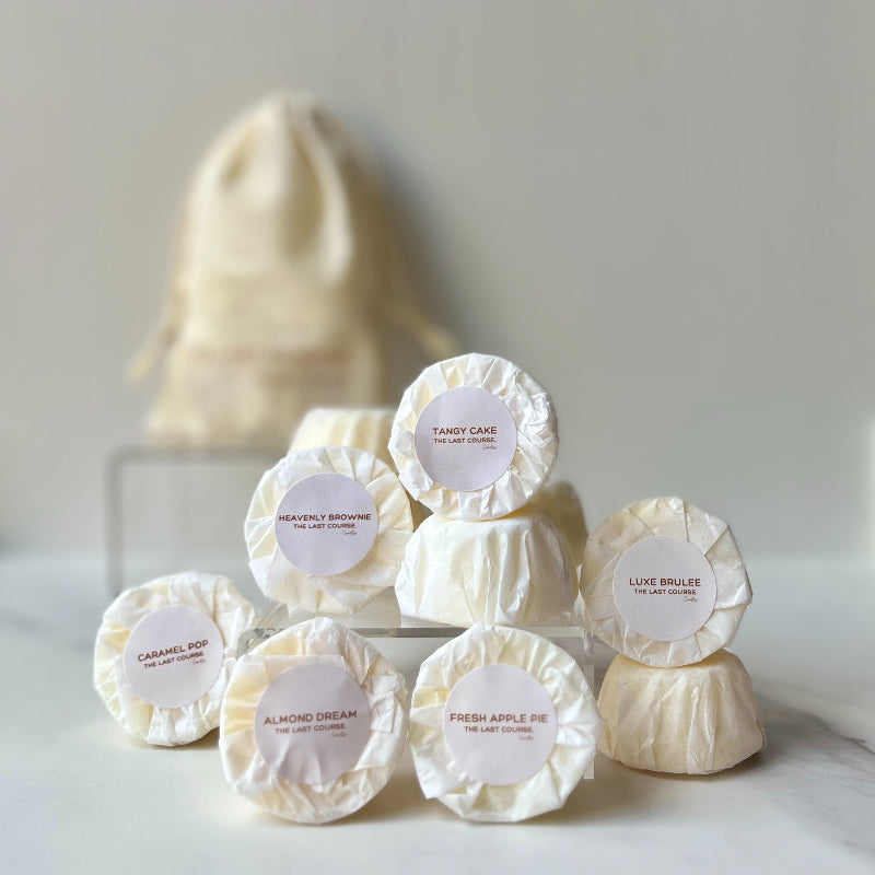 Natural Wax Melts by The Last Course Candles – Handcrafted coconut wax melts with sweet dessert-inspired scents 