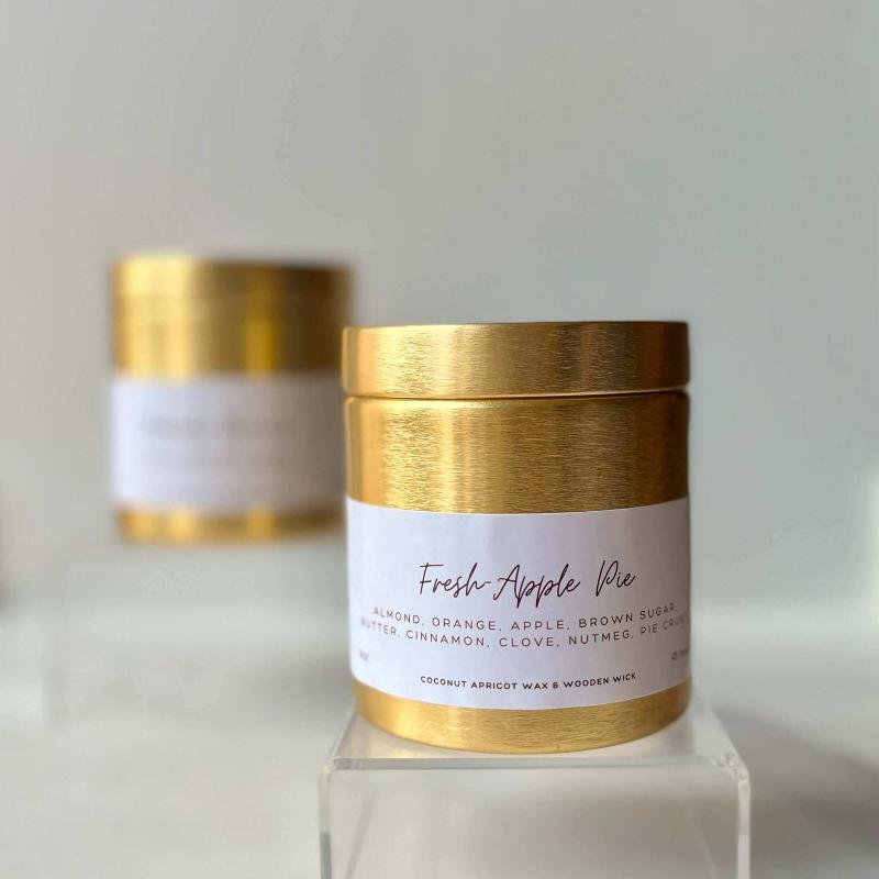 Fresh Apple Pie Candle by The Last Course Candles – Warm, Apple Pie Aroma
